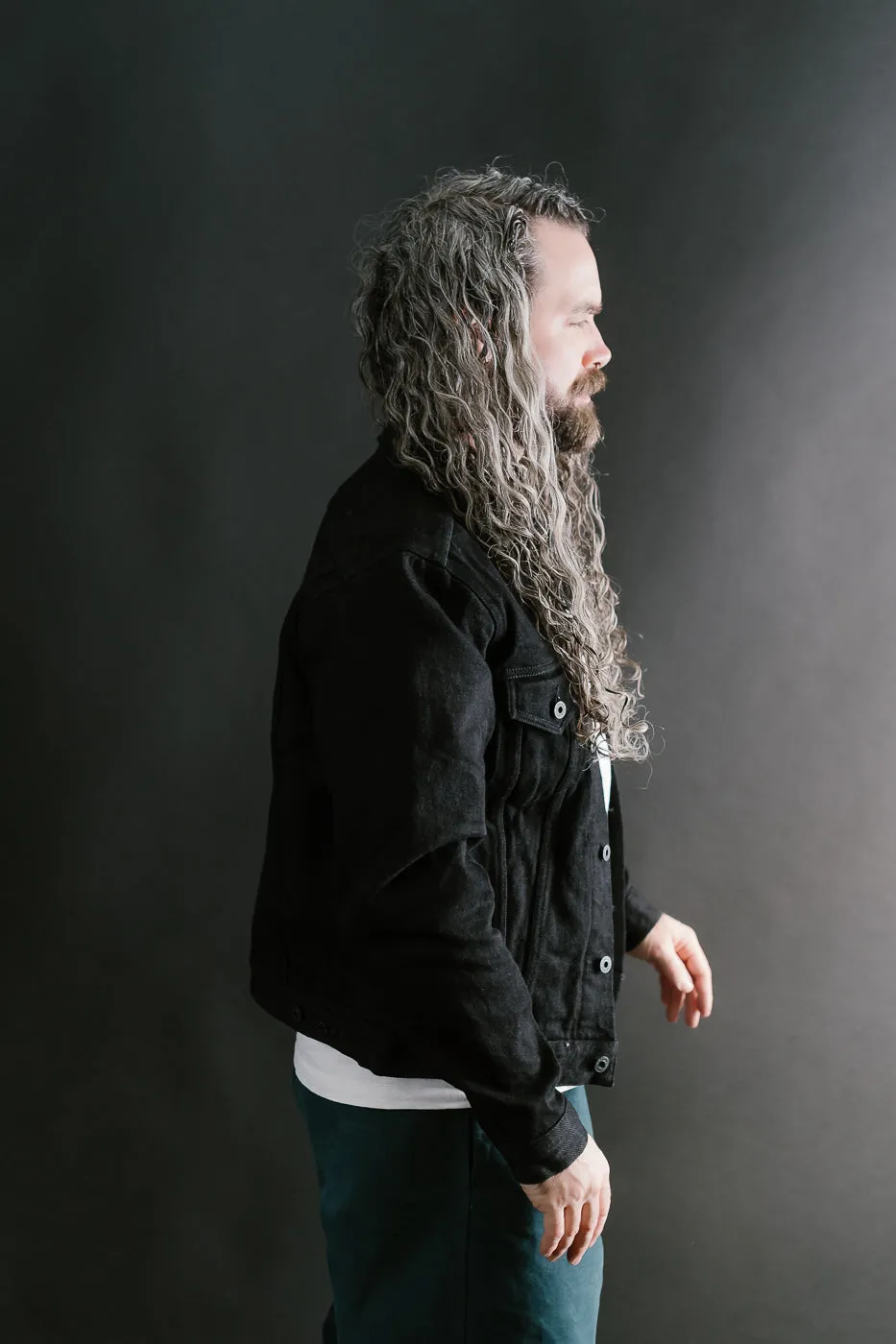 02527P-ZR-BKBK - 20oz Secret Denim Type III Jacket - Black, Black