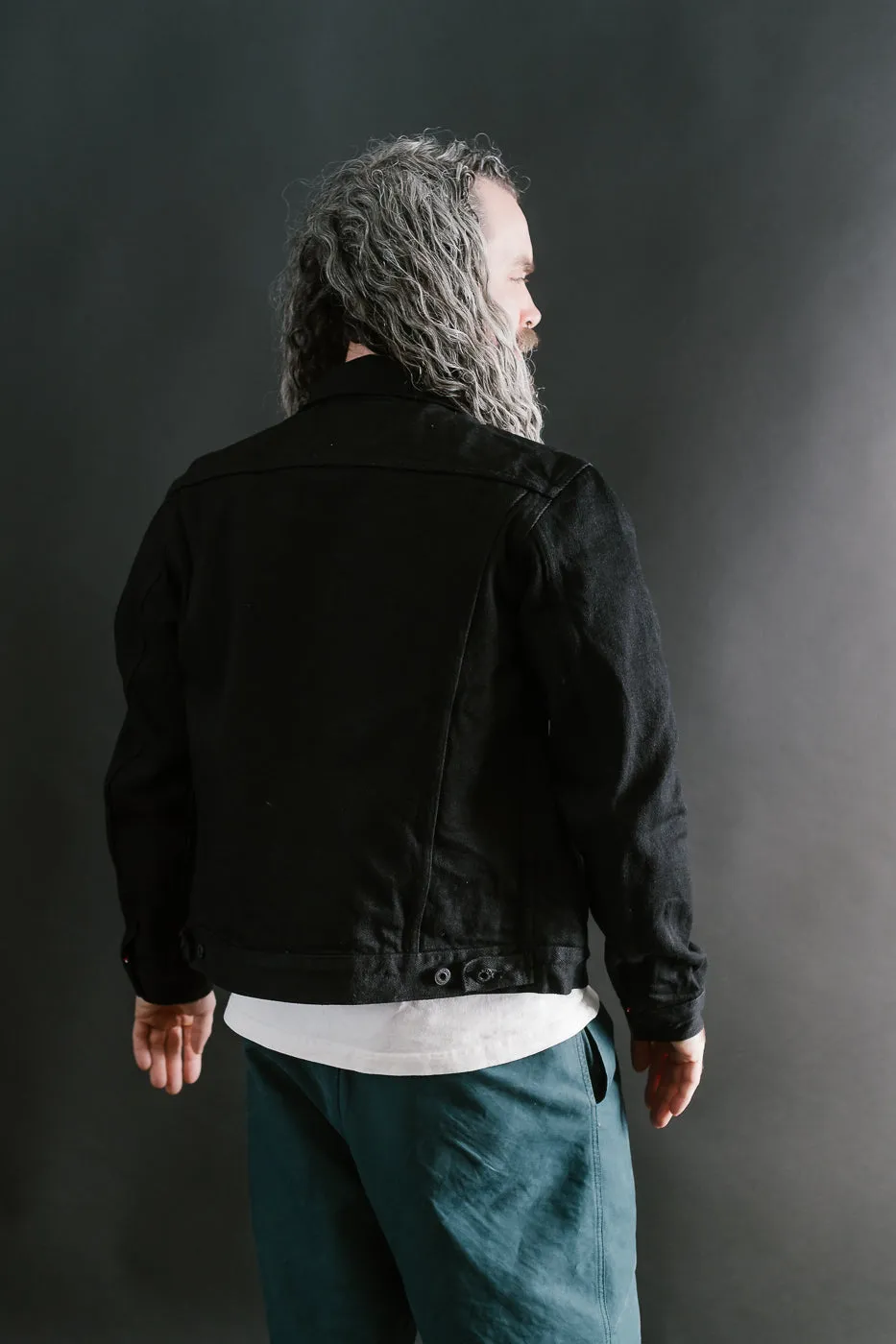 02527P-ZR-BKBK - 20oz Secret Denim Type III Jacket - Black, Black