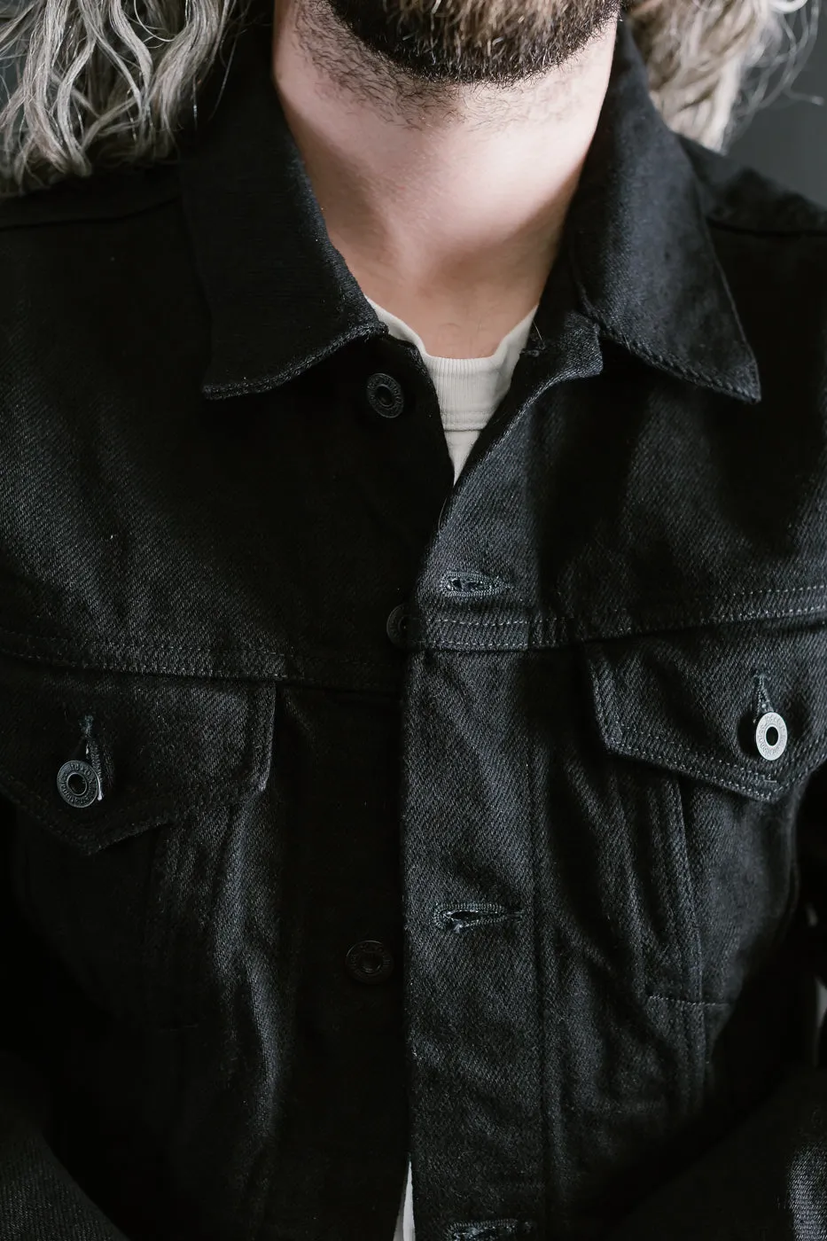 02527P-ZR-BKBK - 20oz Secret Denim Type III Jacket - Black, Black