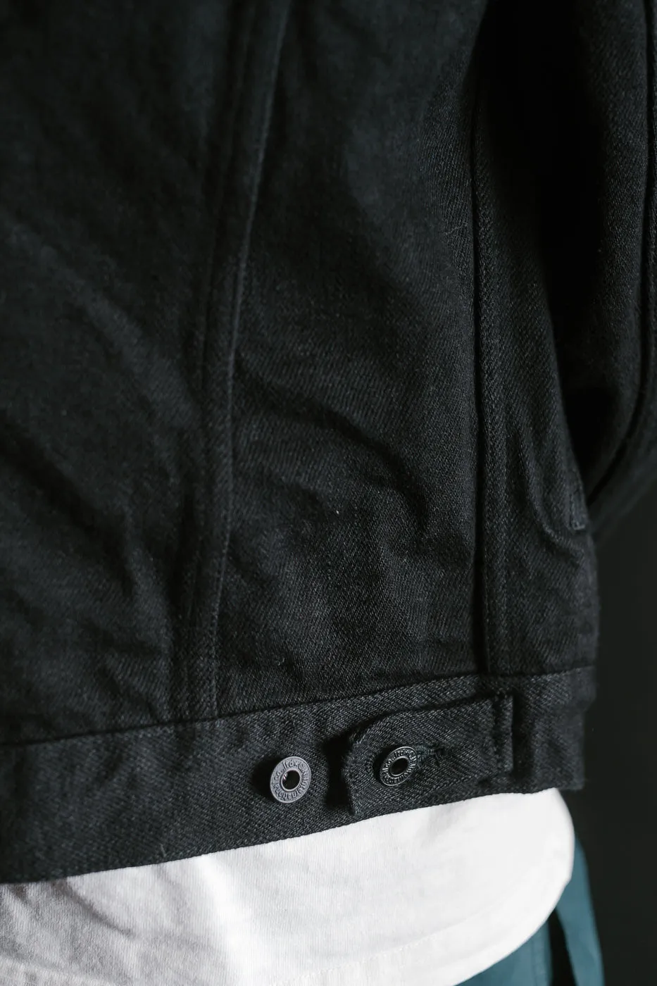 02527P-ZR-BKBK - 20oz Secret Denim Type III Jacket - Black, Black