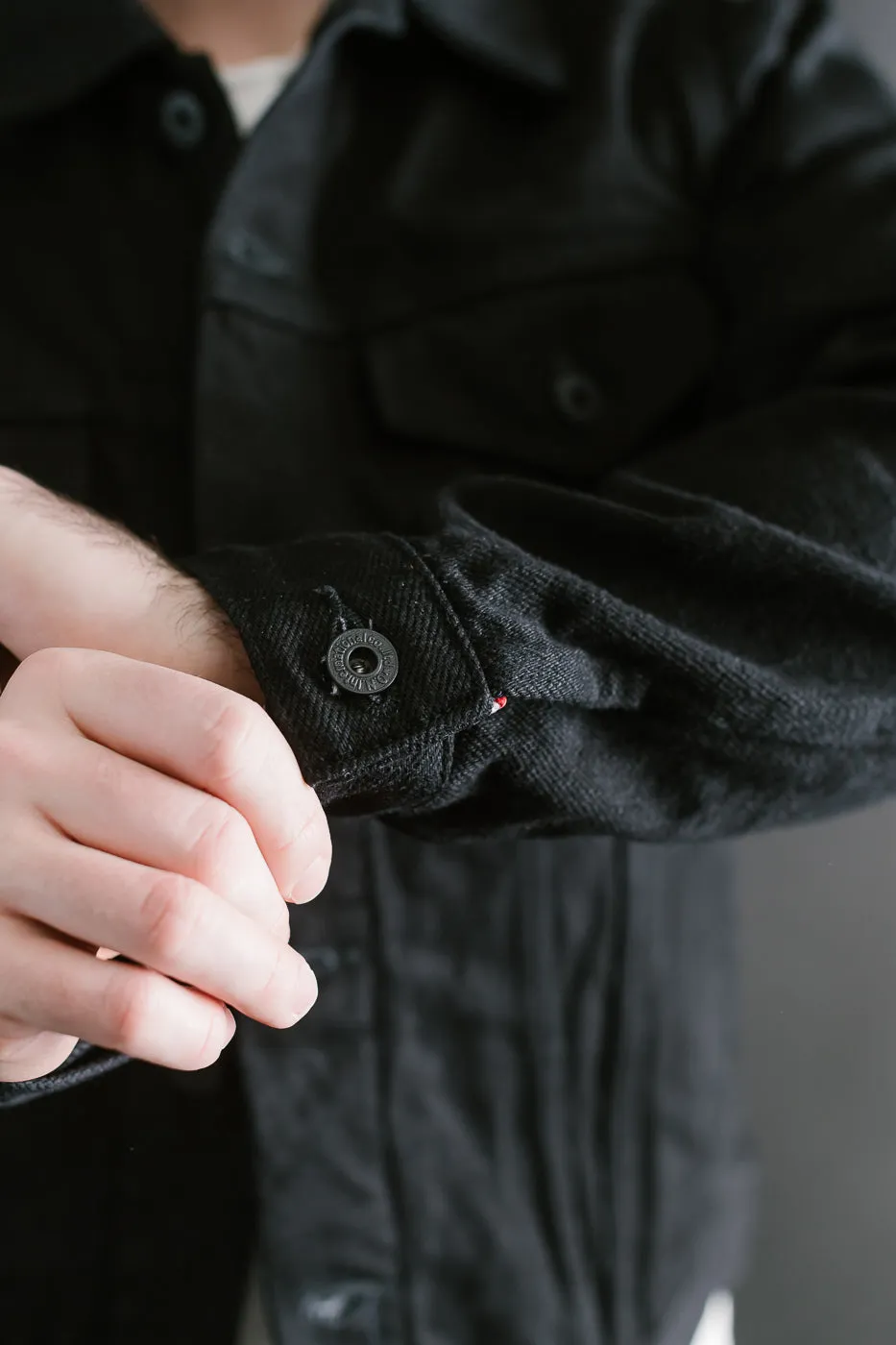02527P-ZR-BKBK - 20oz Secret Denim Type III Jacket - Black, Black