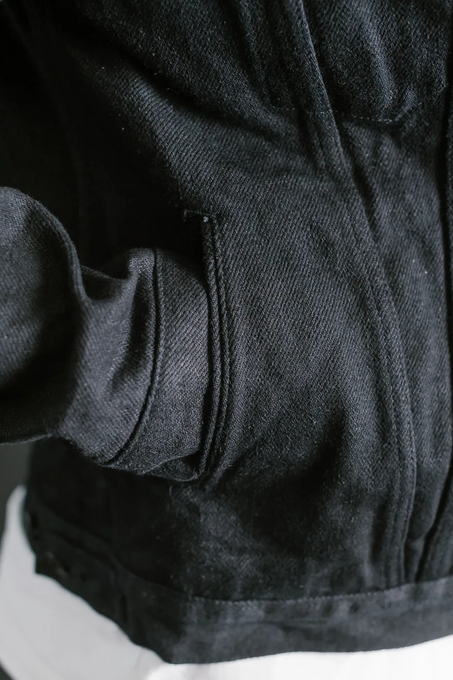 02527P-ZR-BKBK - 20oz Secret Denim Type III Jacket - Black, Black