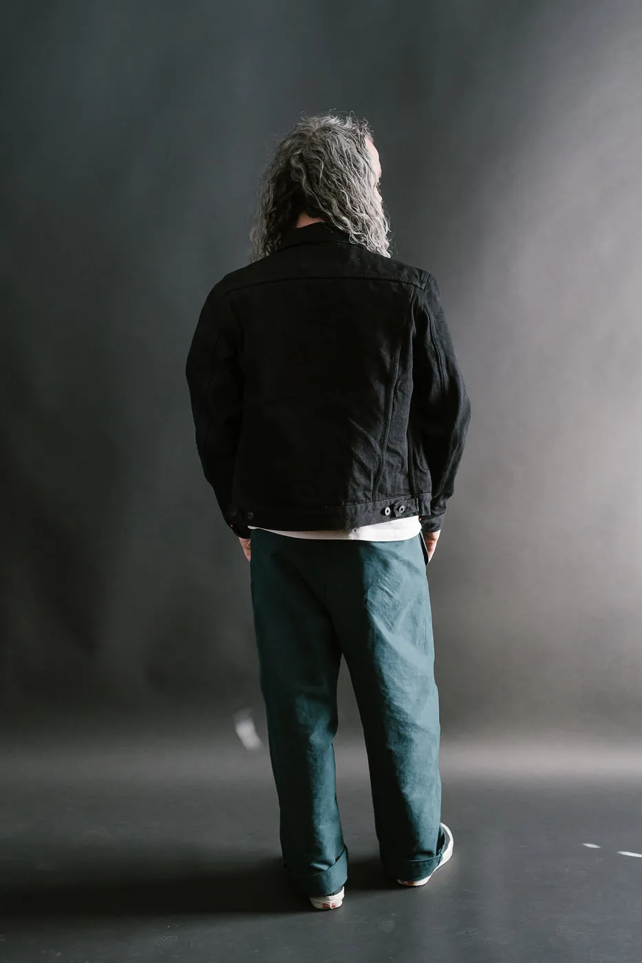 02527P-ZR-BKBK - 20oz Secret Denim Type III Jacket - Black, Black
