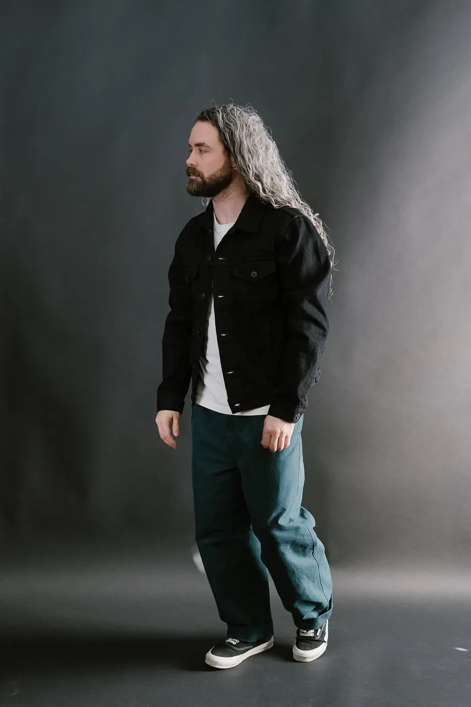 02527P-ZR-BKBK - 20oz Secret Denim Type III Jacket - Black, Black