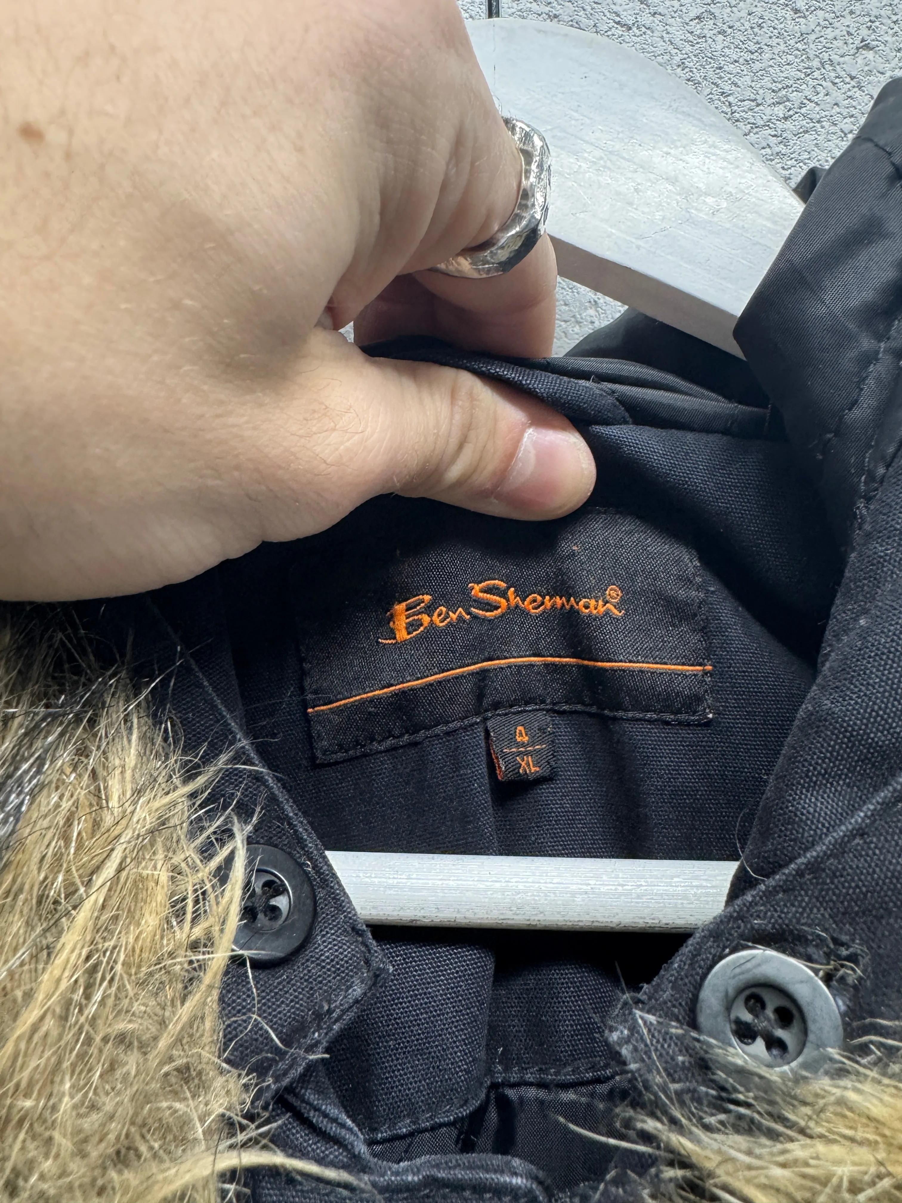 1990s Fur Hooded Parka [XL]