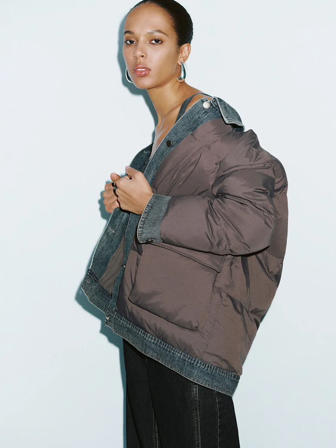 2 In 1 Padded Down Outerwear
