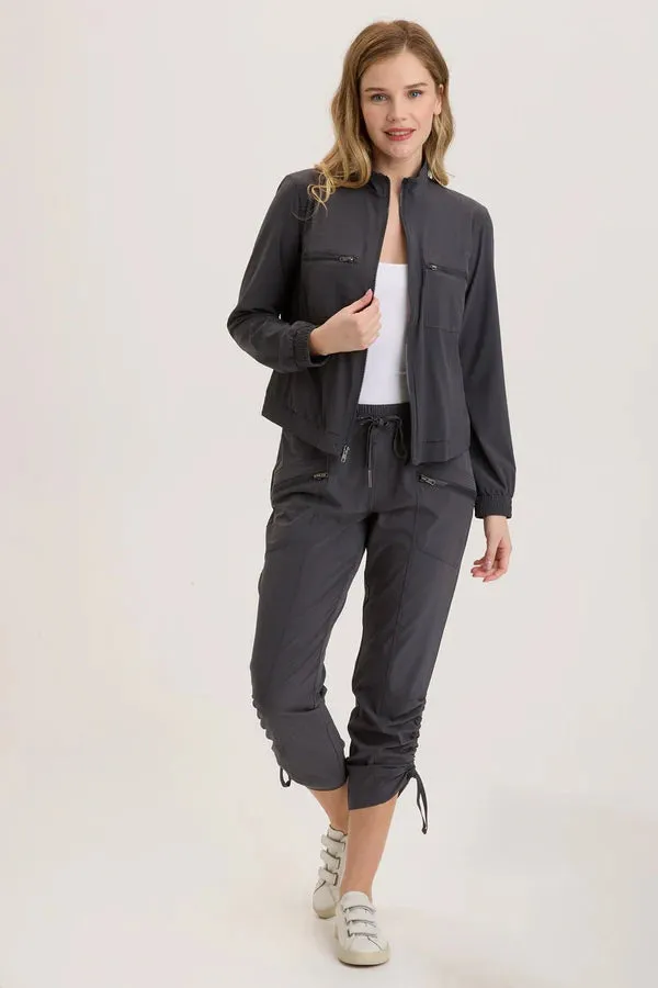 Active Quinn Bomber - Charcoal