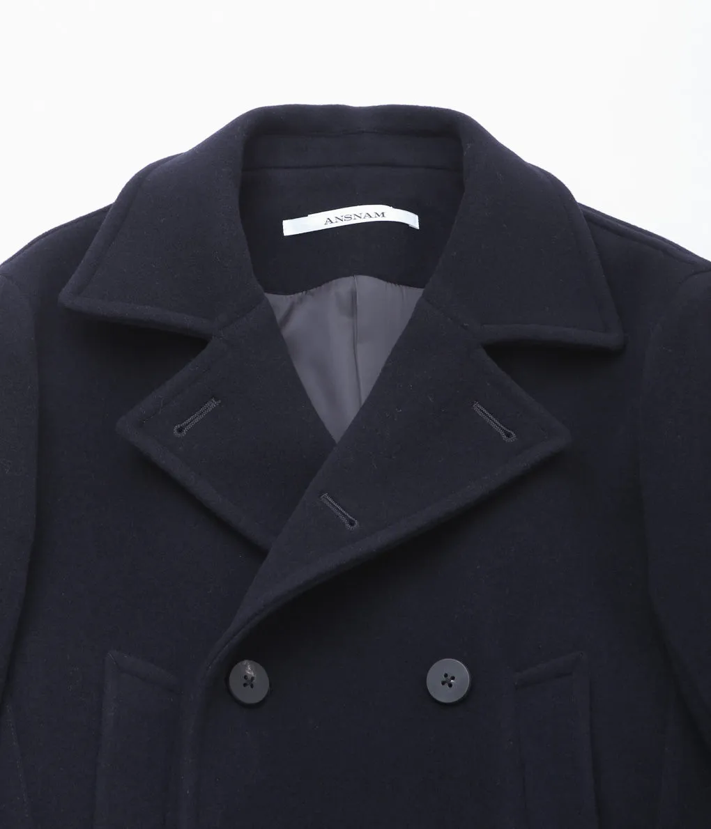 ANSNAM ''PEA COAT'' (DARK NAVY)