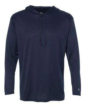 Badger Sport Men's Long Sleeve Hoodie T-Shirt - 4105