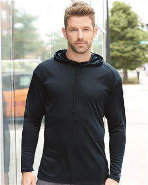 Badger Sport Men's Long Sleeve Hoodie T-Shirt - 4105