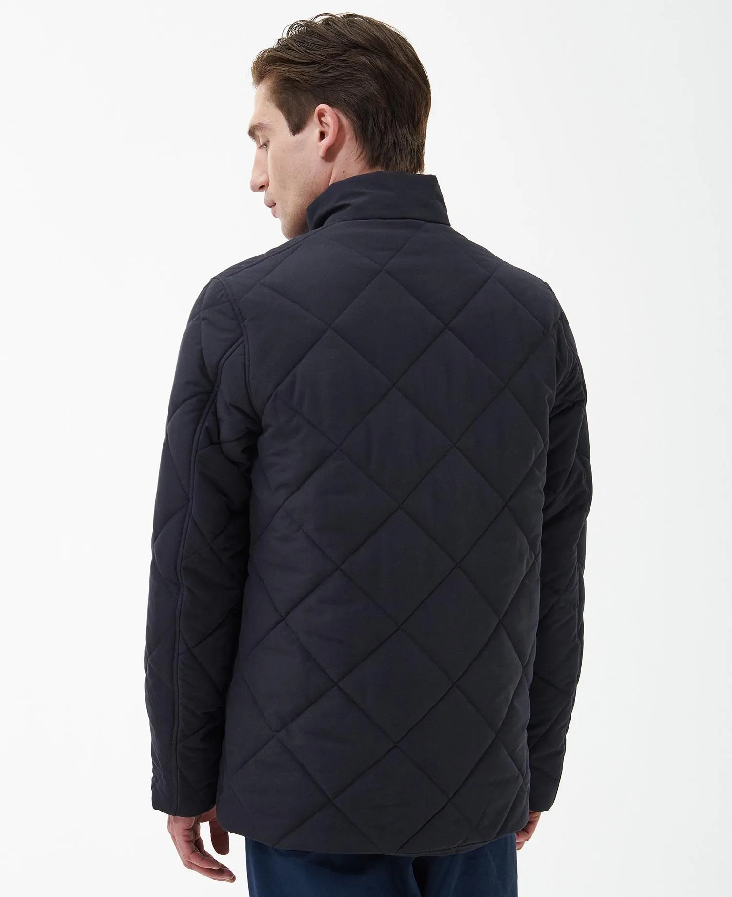 Barbour Winter Chelsea Quilted Jacket in Navy