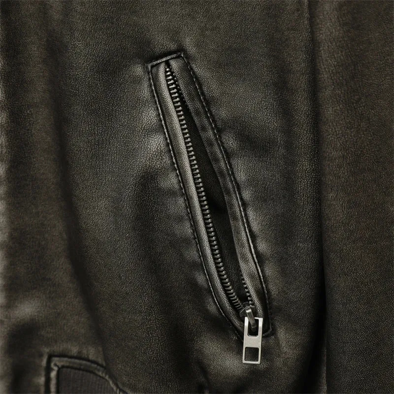 BelleYork | Leather Bomber Jacket