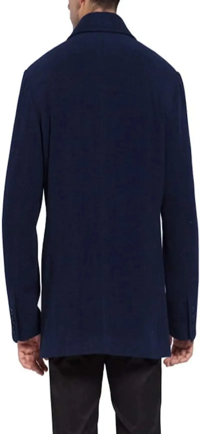 Big and Tall Wool Blend Pea Coat