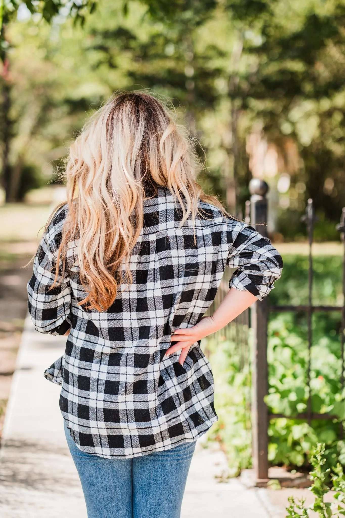Black & White Plaid Flannel Shirt Pack (1/1/1)