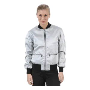 Blink Bomber Jacket Silver