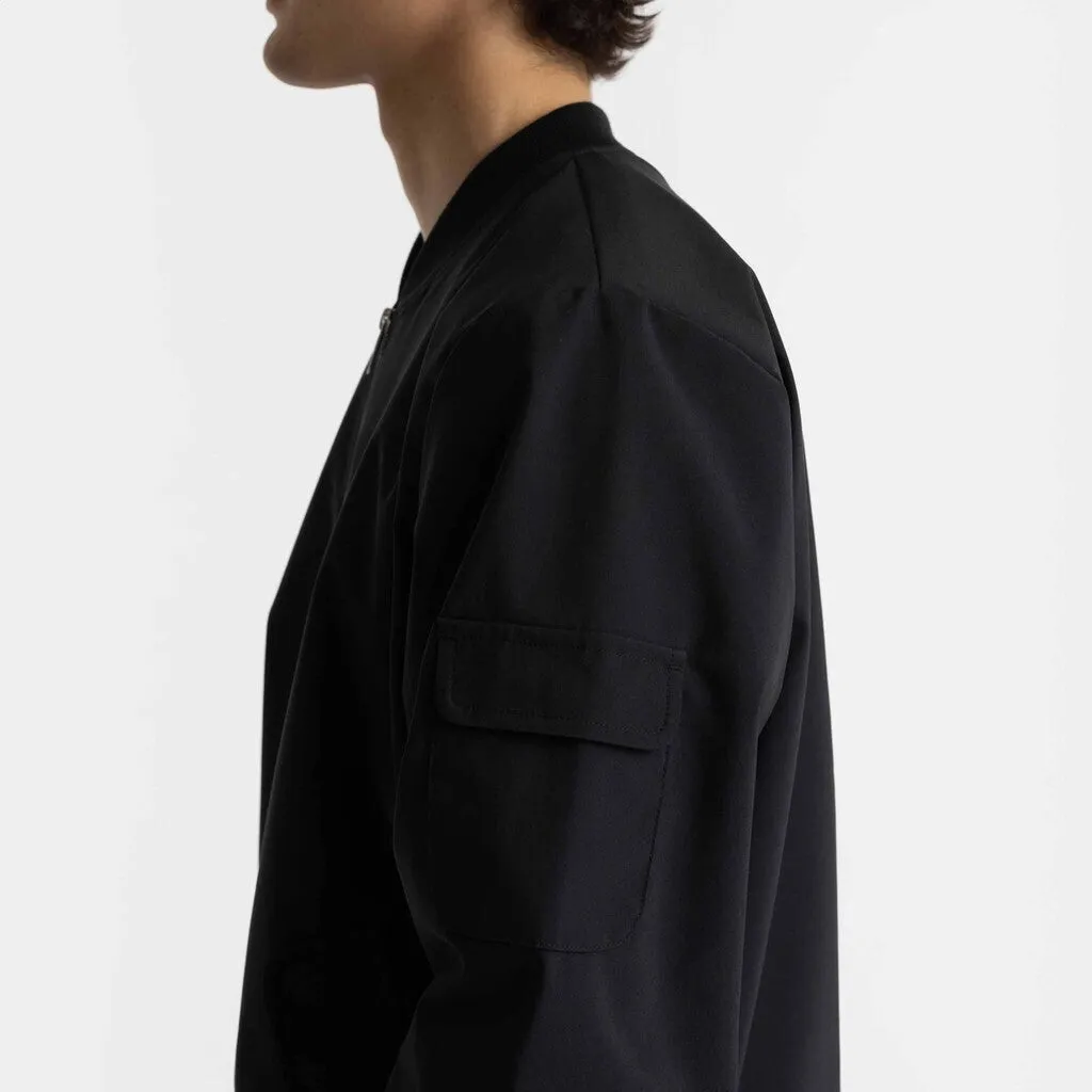 Bomber Jacket / 7756 - Black