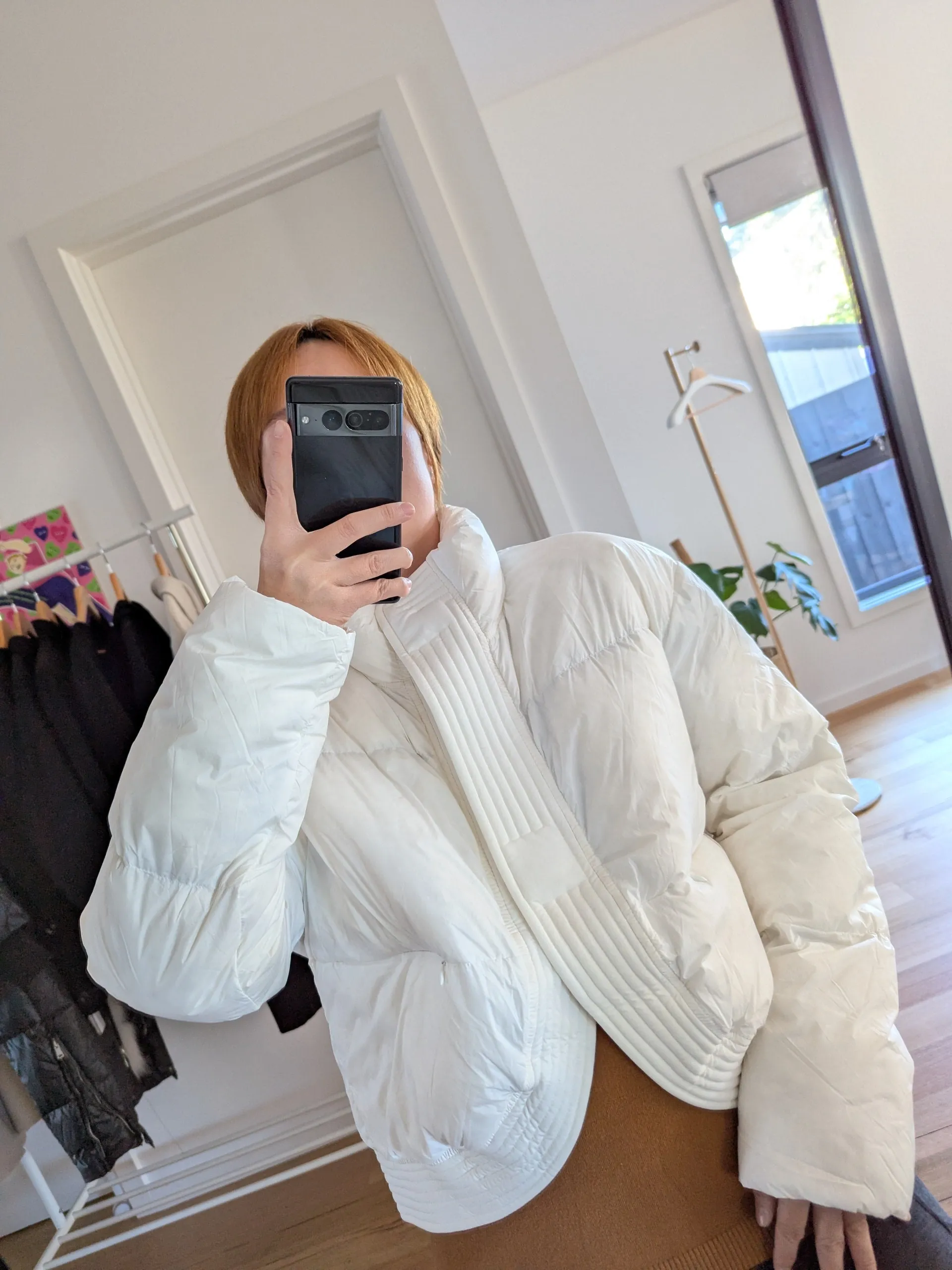 Brand New Goose Down Jacket Size 8-12 FREE SHIPPING 118 White