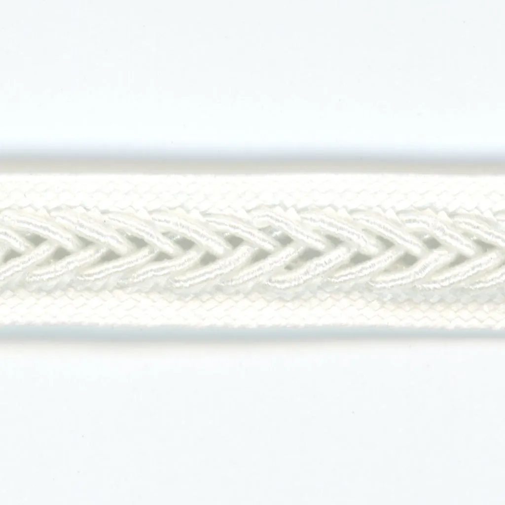 Bright Center Cross Tape #01 White