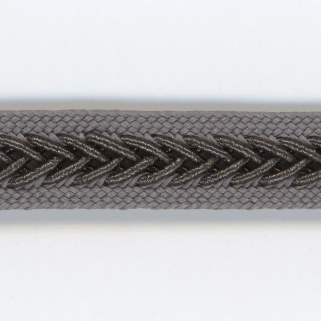 Bright Center Cross Tape #49 Charcoal