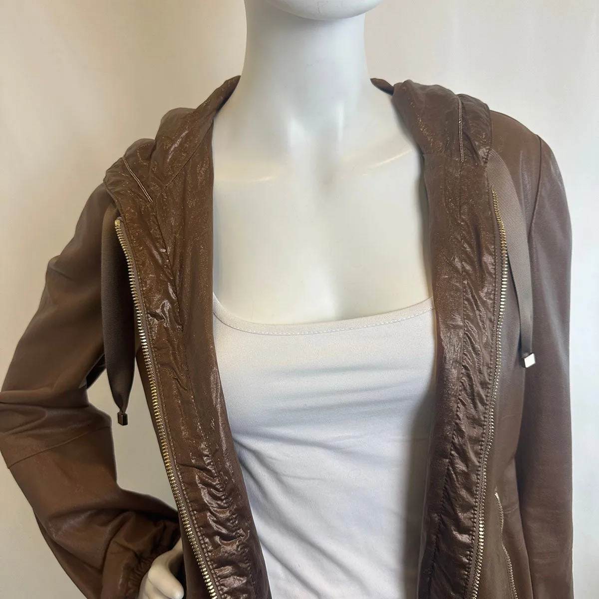 Brunello Cucinelli Reversible Leather Jacket