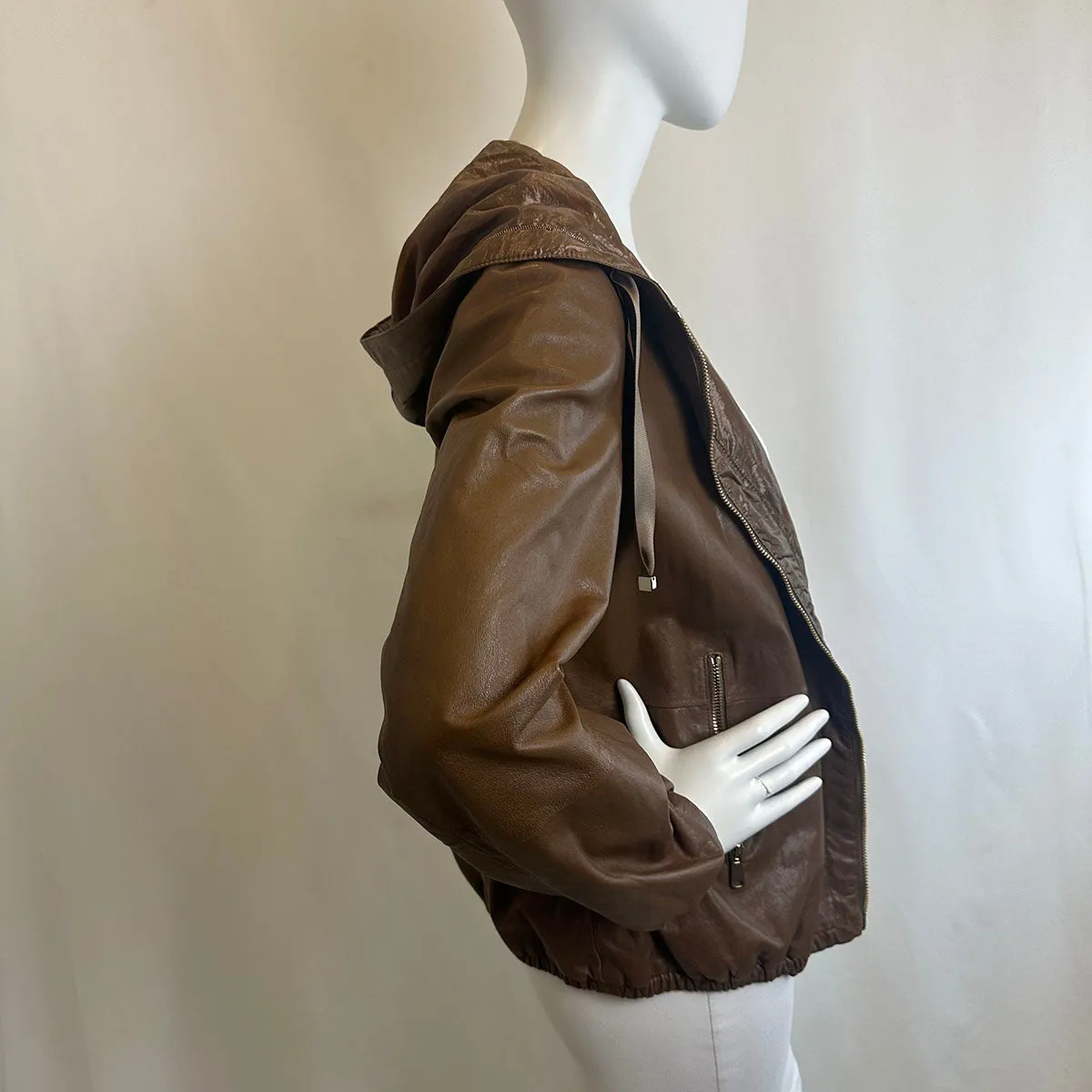 Brunello Cucinelli Reversible Leather Jacket