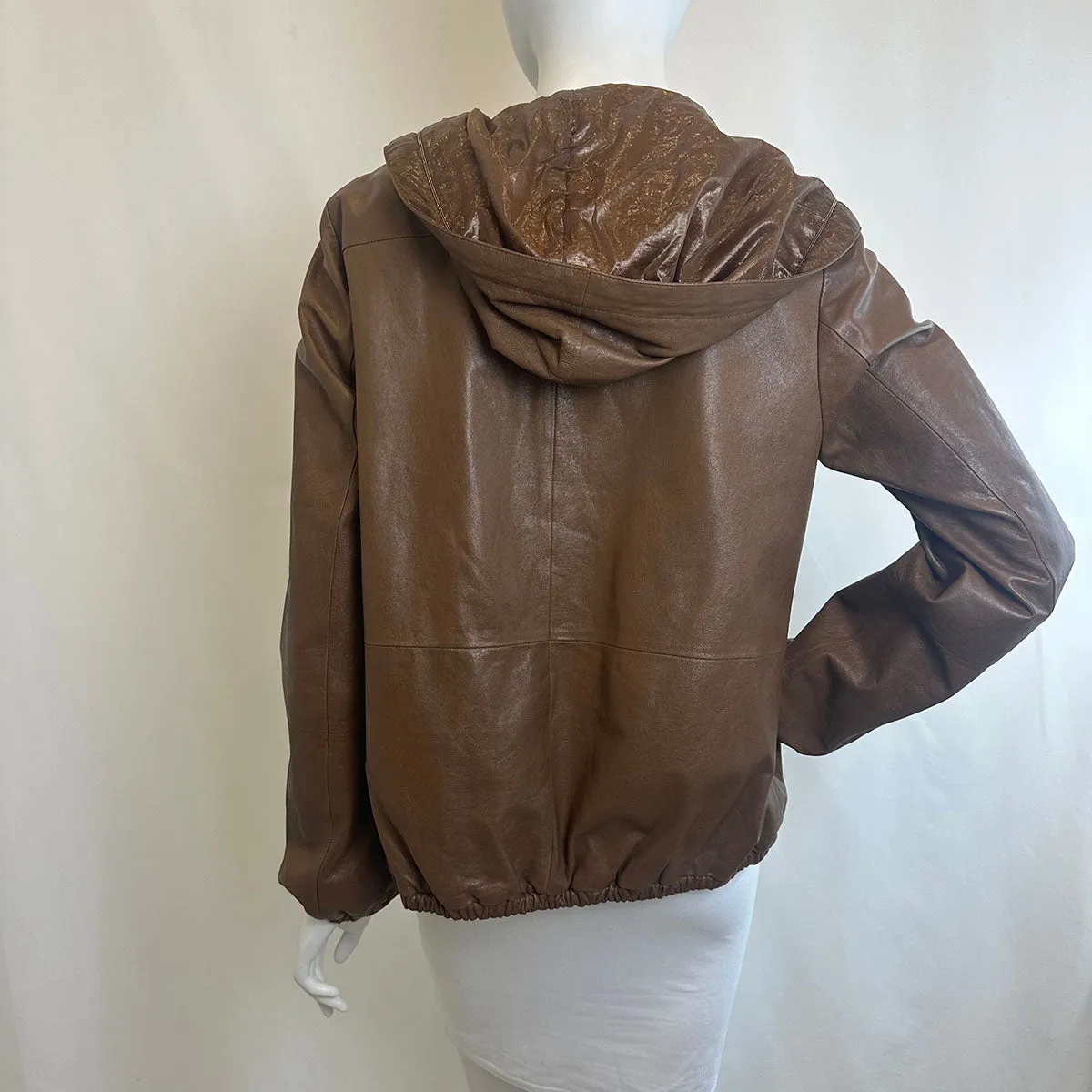 Brunello Cucinelli Reversible Leather Jacket