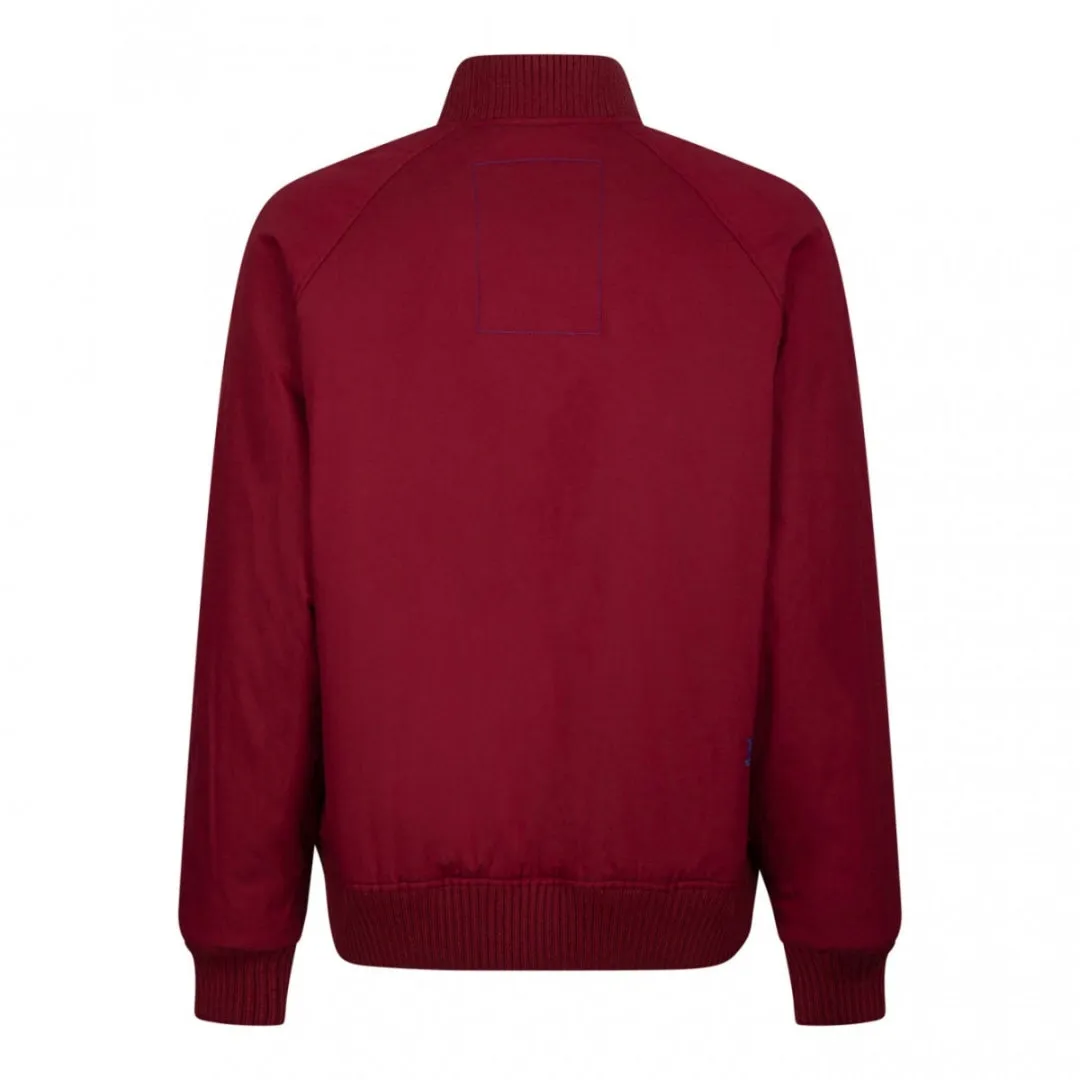 Burberry 8078906 Reversible Check Print Bomber Jacket Ripple Ip Check Red Jacket Male