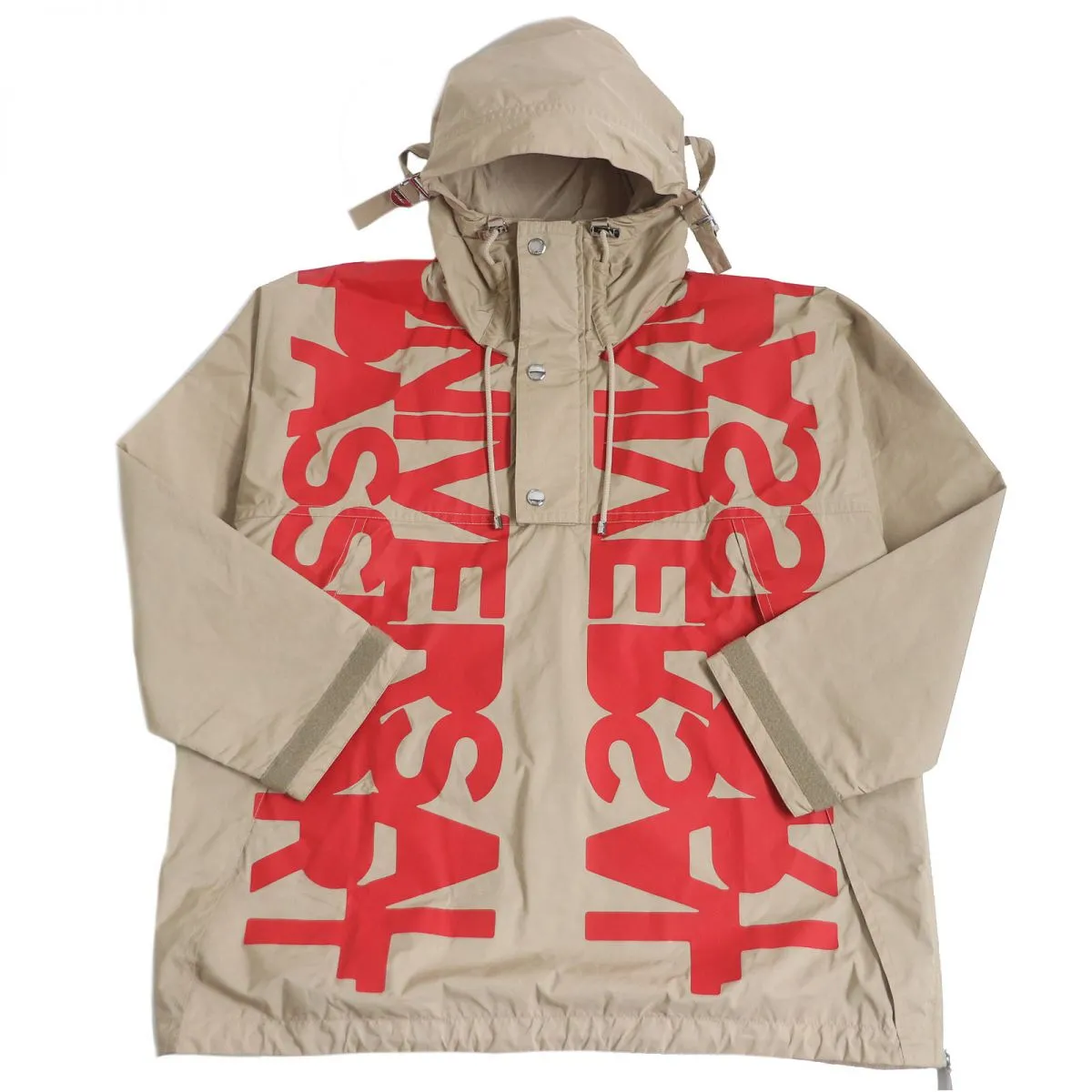 Burberry Hooded Anorak Parka Beige M
