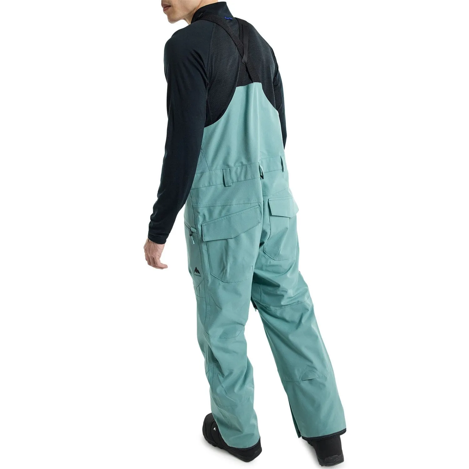 Burton Reserve Mens Bib Pants Rock Lichen