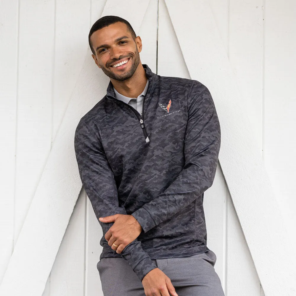 C8 Corvette Traverse Camo Quarter-Zip