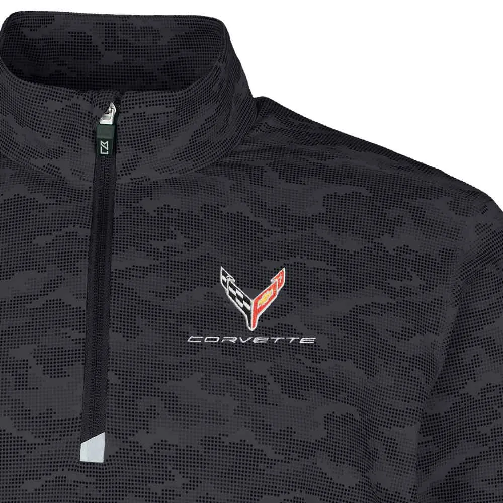 C8 Corvette Traverse Camo Quarter-Zip