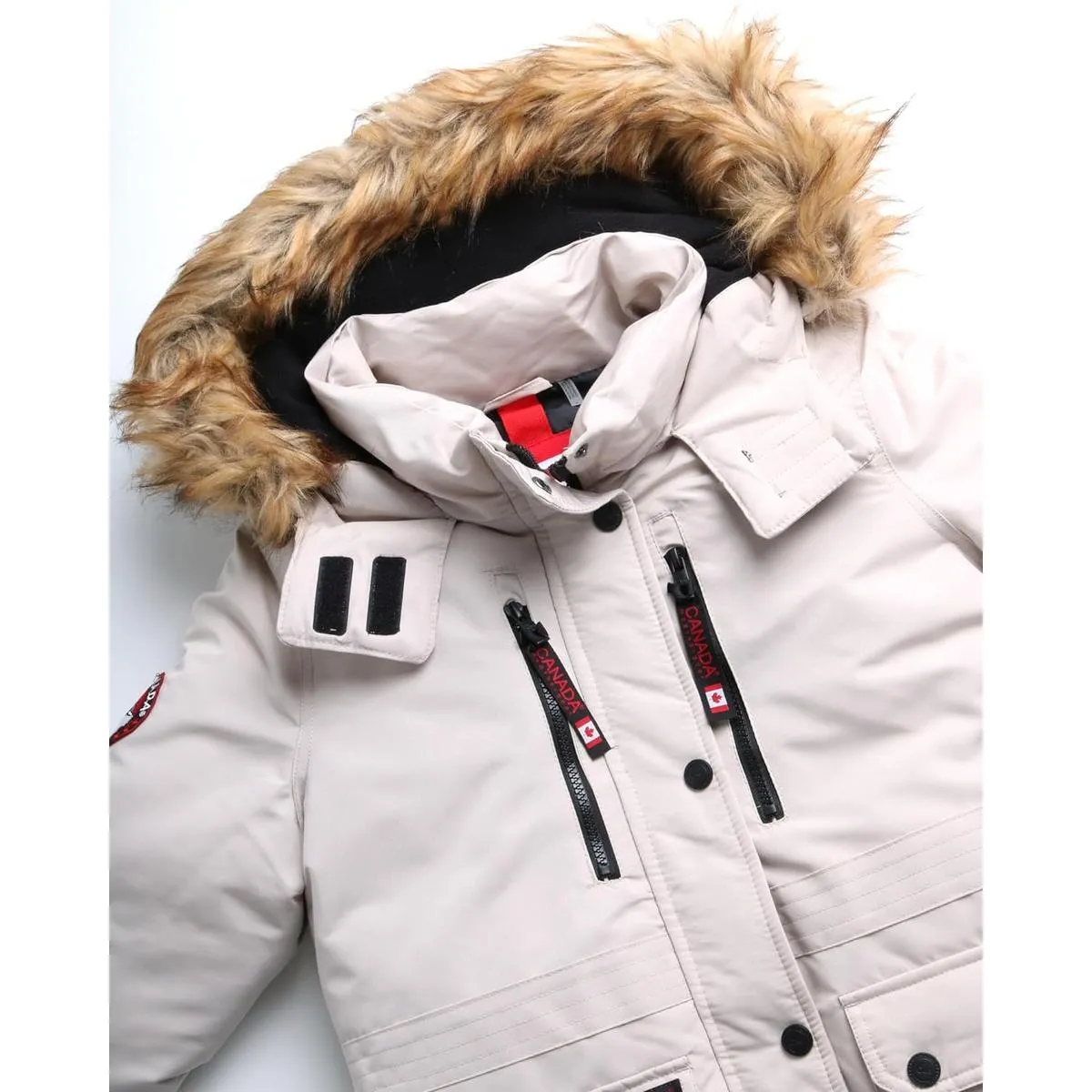 Canada Weather Gear Womens Heavyweight Dual Pocket Parka Coat
