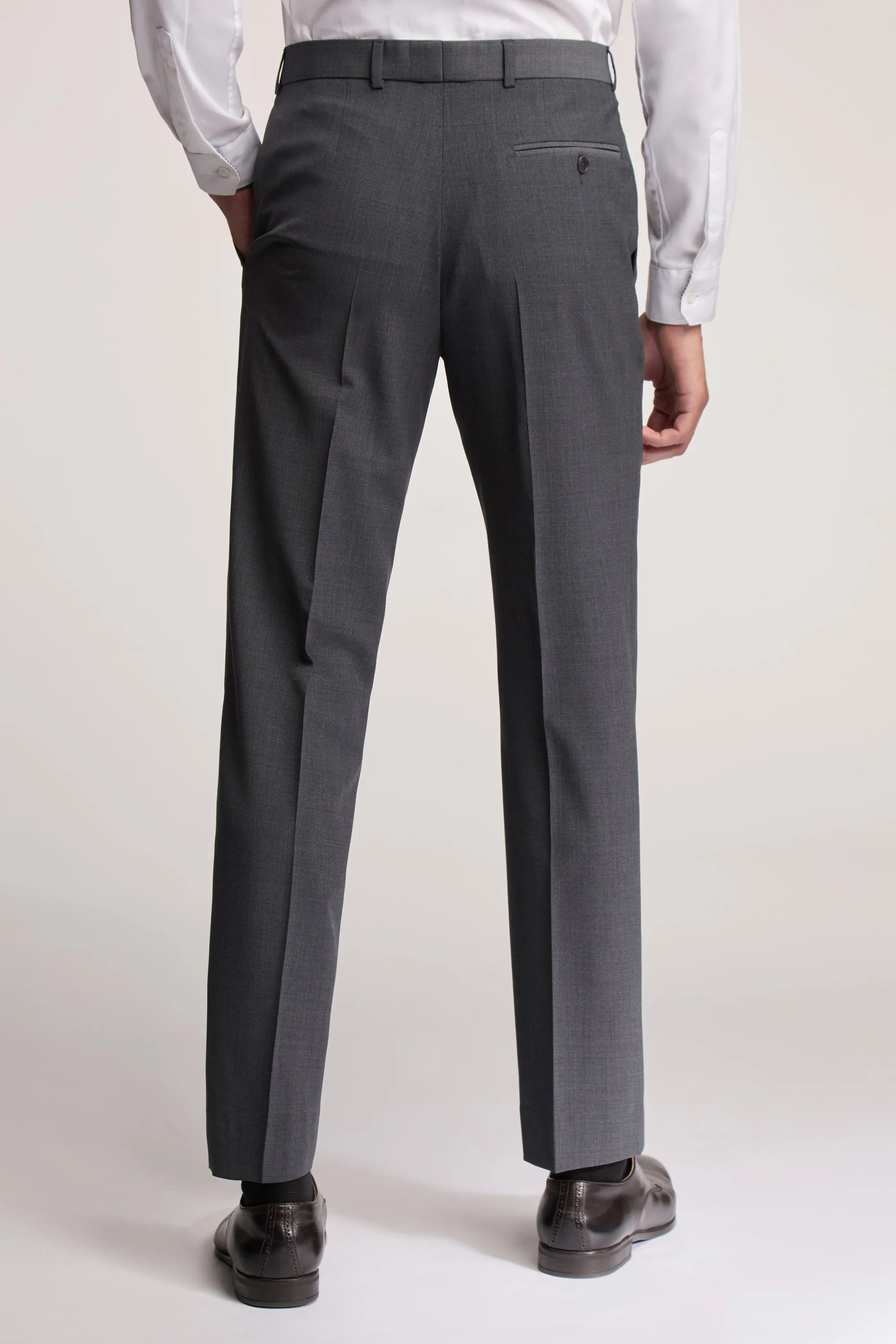 Charcoal Panama Trouser Charcoal