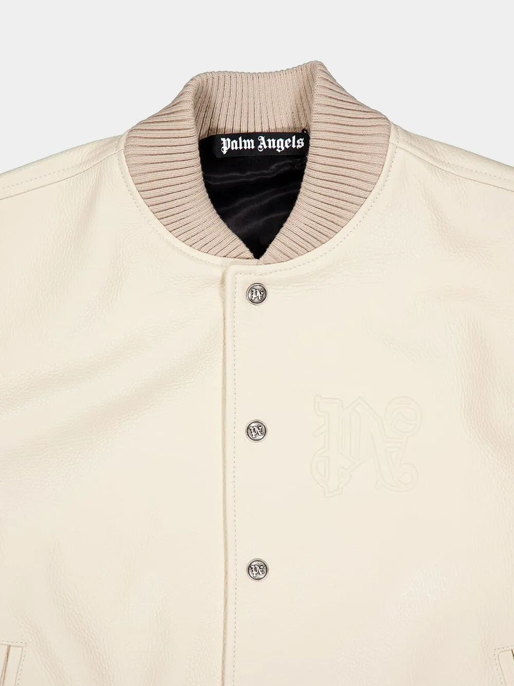 Classic Cream Bomber Jacket