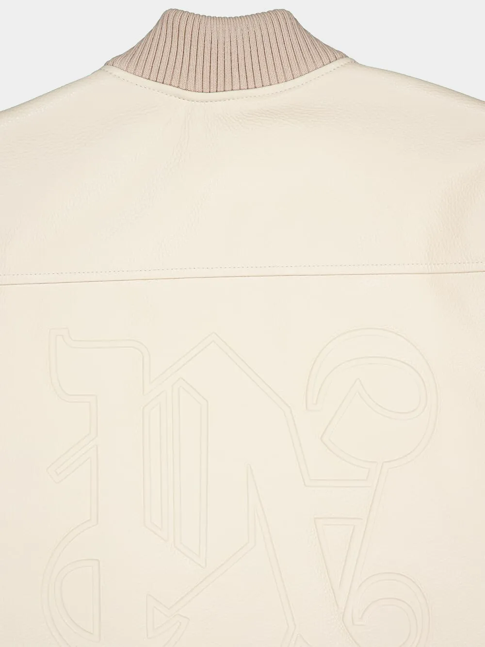 Classic Cream Bomber Jacket
