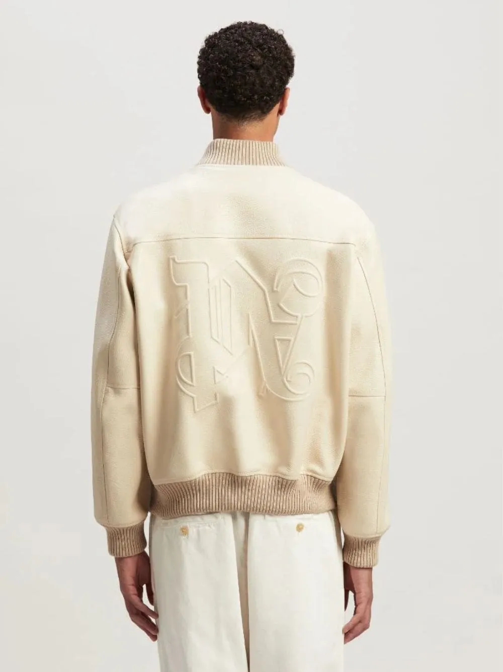 Classic Cream Bomber Jacket