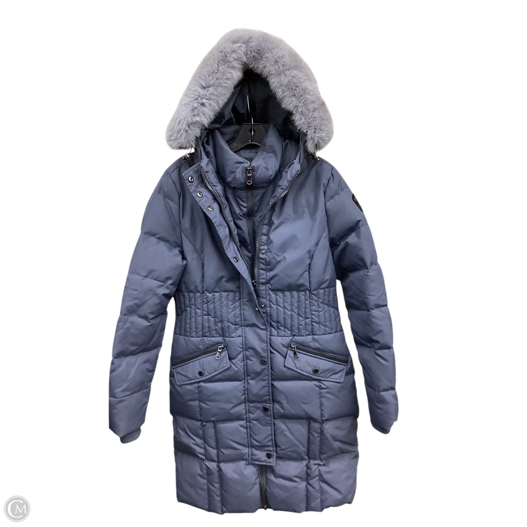 Coat Parka By Cma In Grey, Size: M