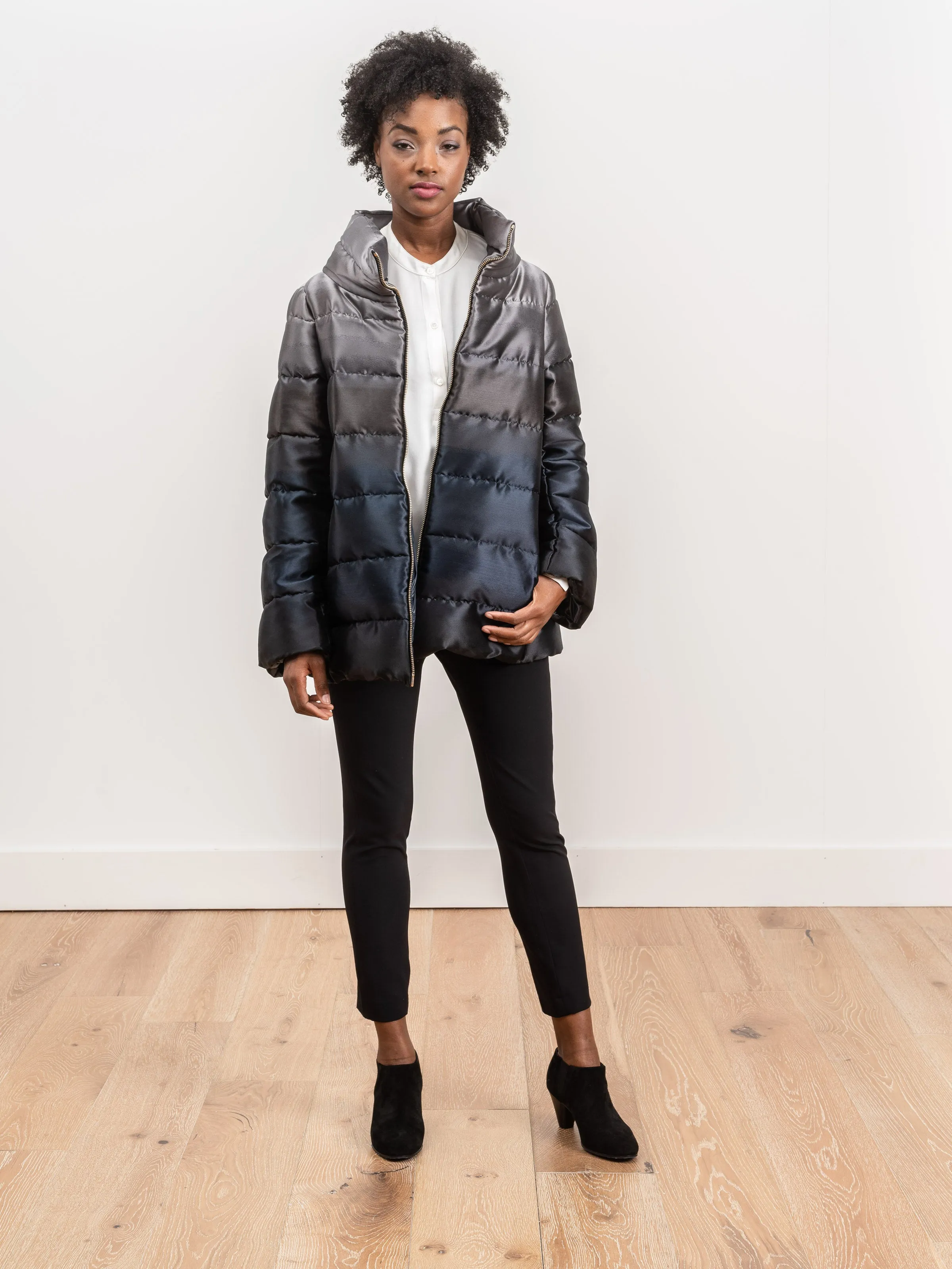 cocoon coat - ombre