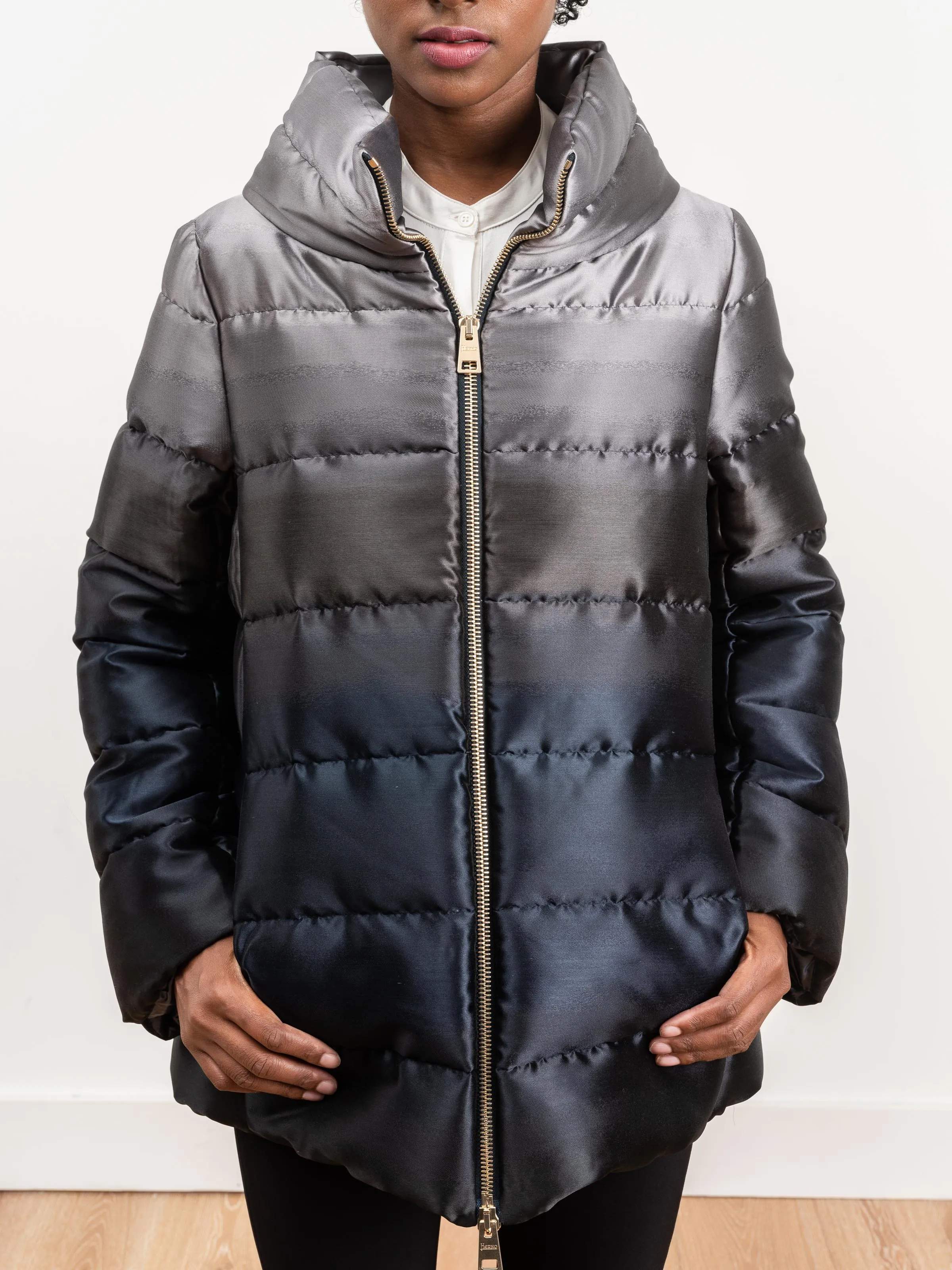 cocoon coat - ombre