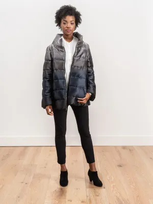 cocoon coat - ombre