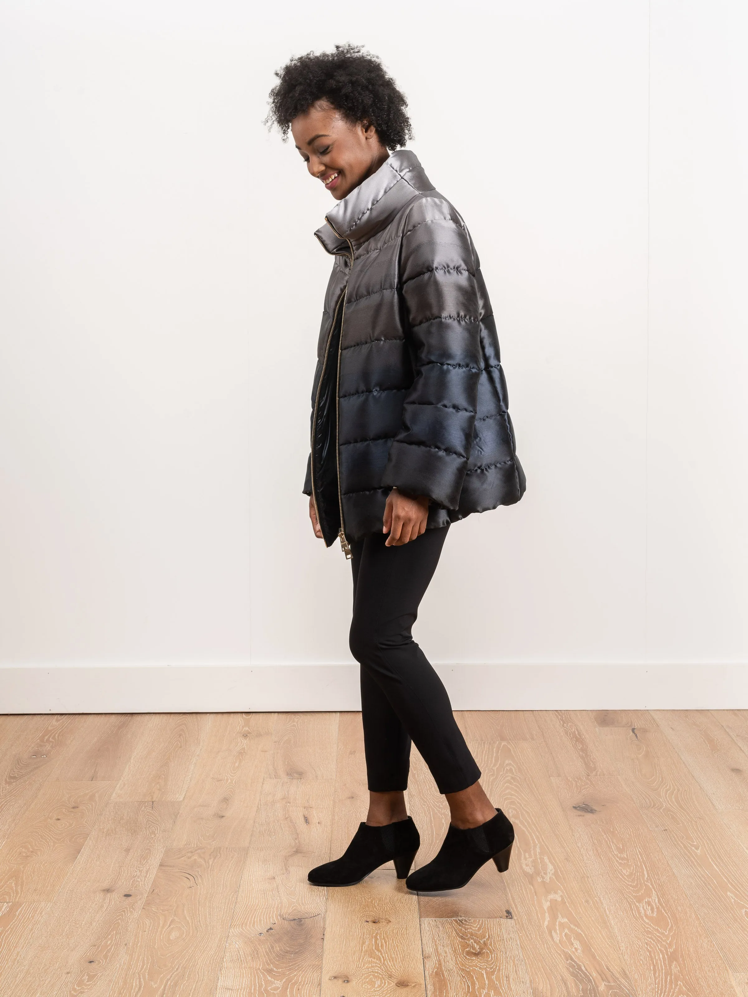 cocoon coat - ombre