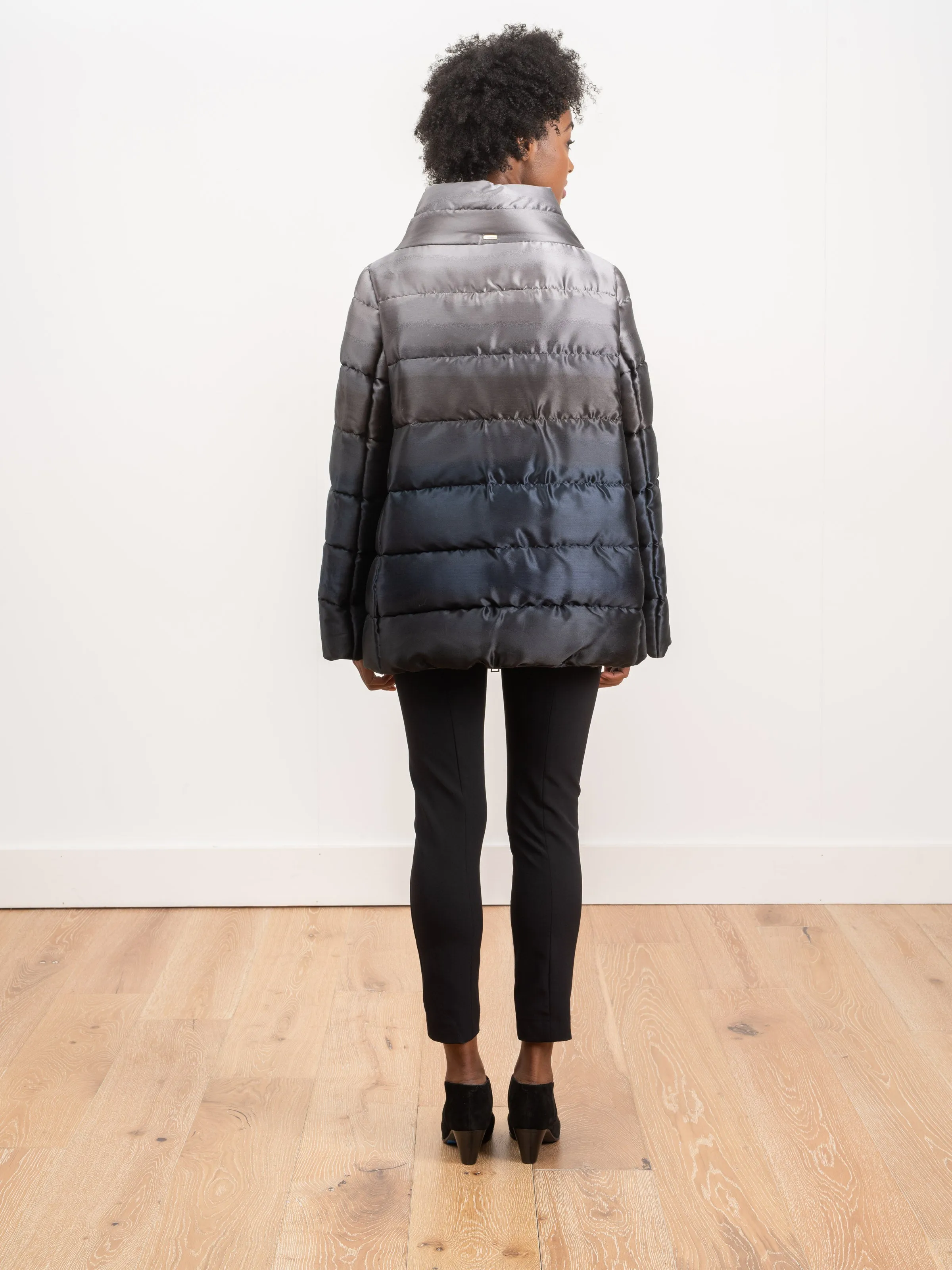 cocoon coat - ombre