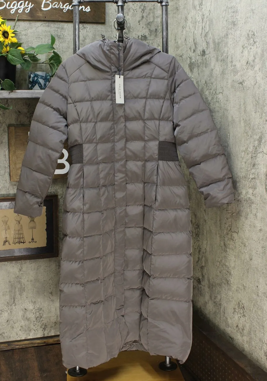 Cole Haan Women's Maxi Hooded Down Puffer Coat