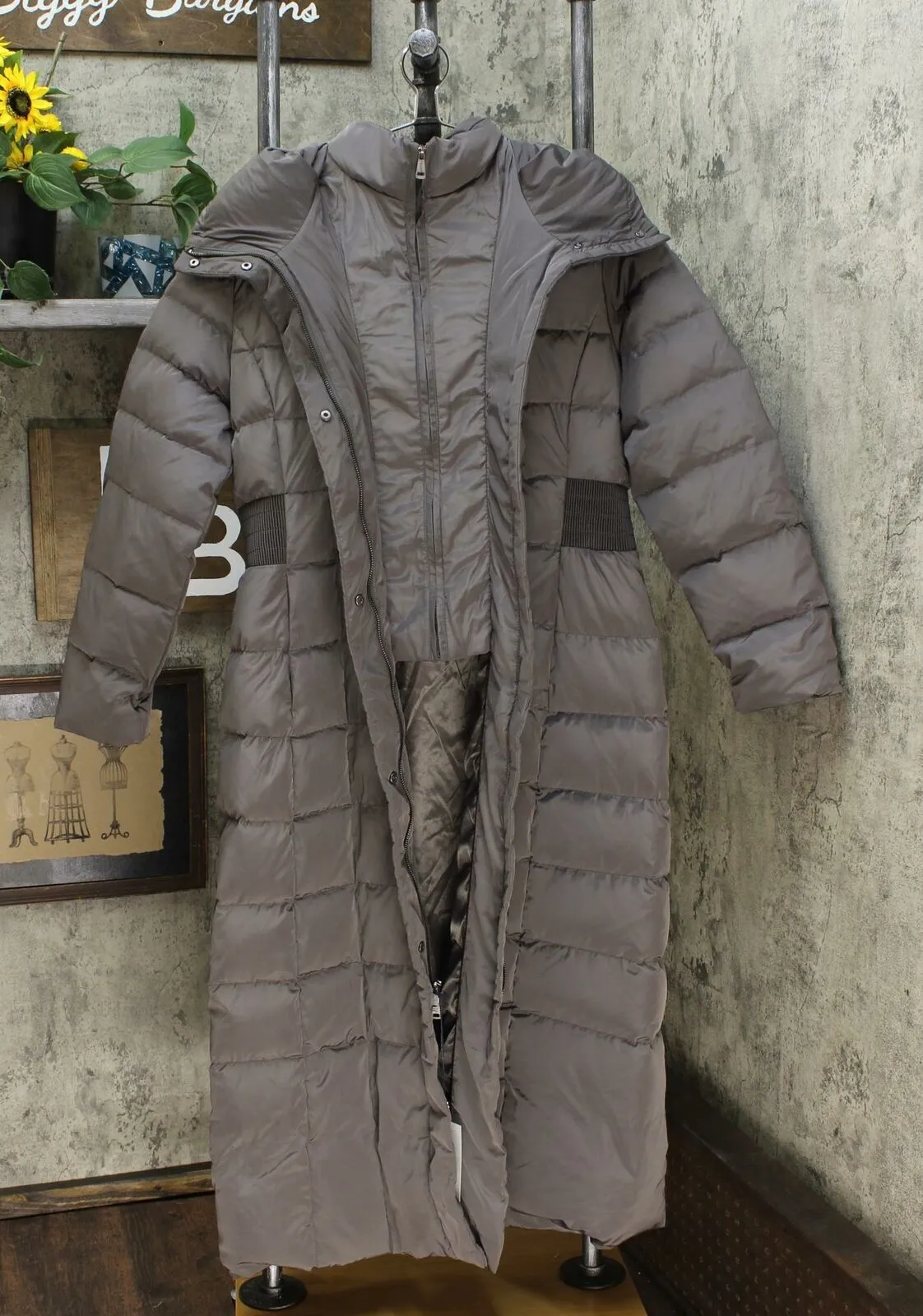 Cole Haan Women's Maxi Hooded Down Puffer Coat
