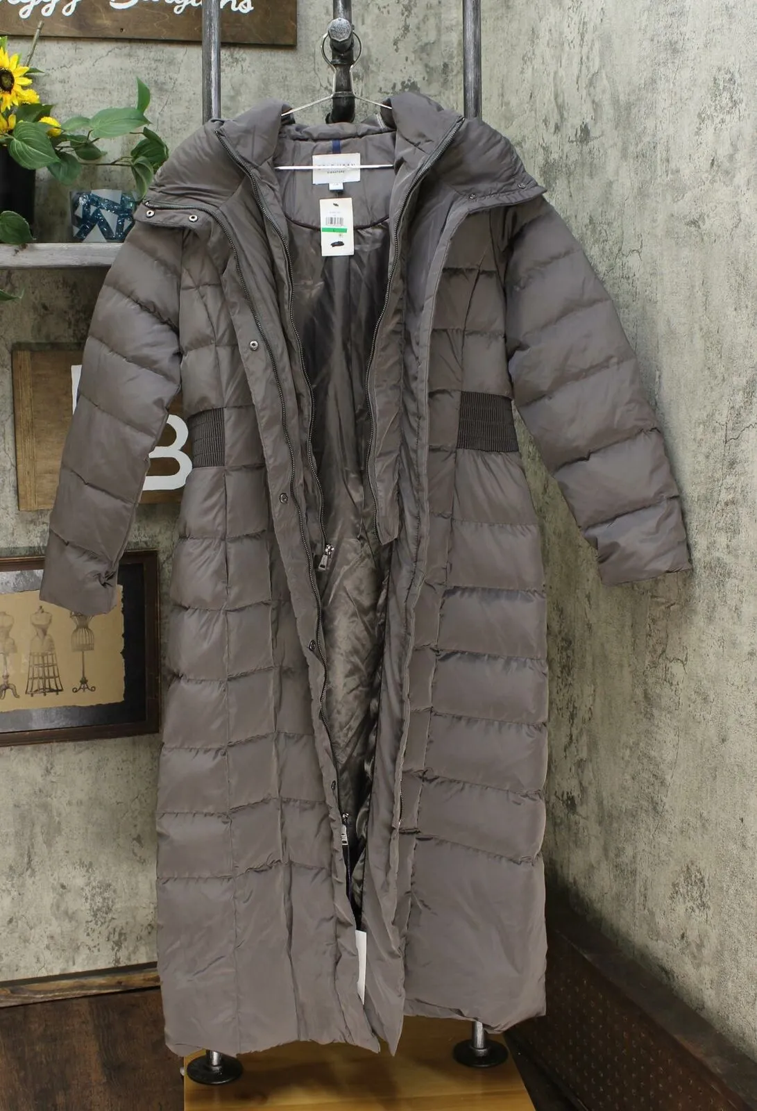 Cole Haan Women's Maxi Hooded Down Puffer Coat