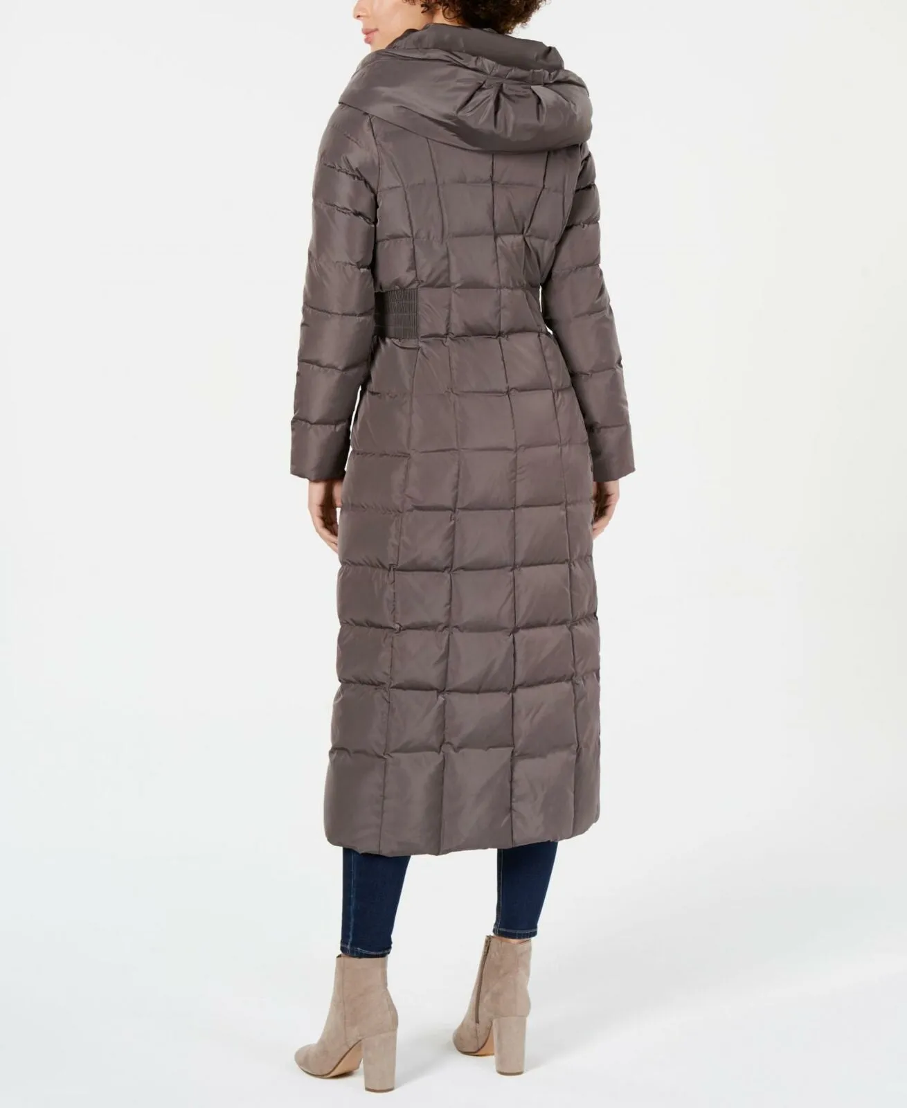 Cole Haan Women's Maxi Hooded Down Puffer Coat
