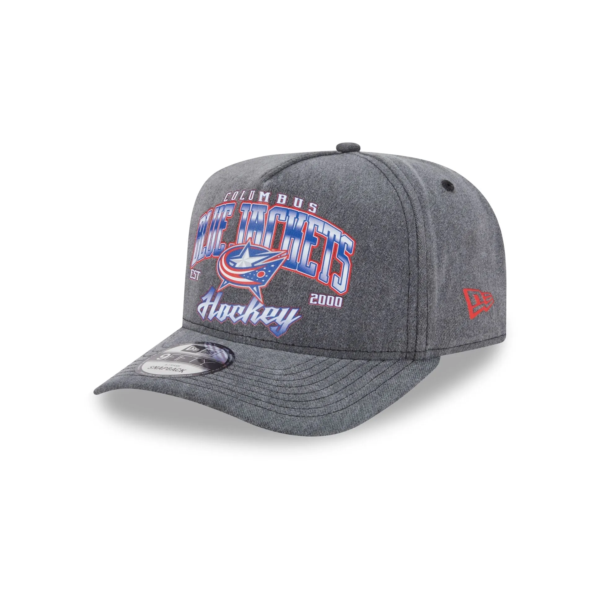 Columbus Blue Jackets Washed 9FIFTY A-Frame Snapback Hat