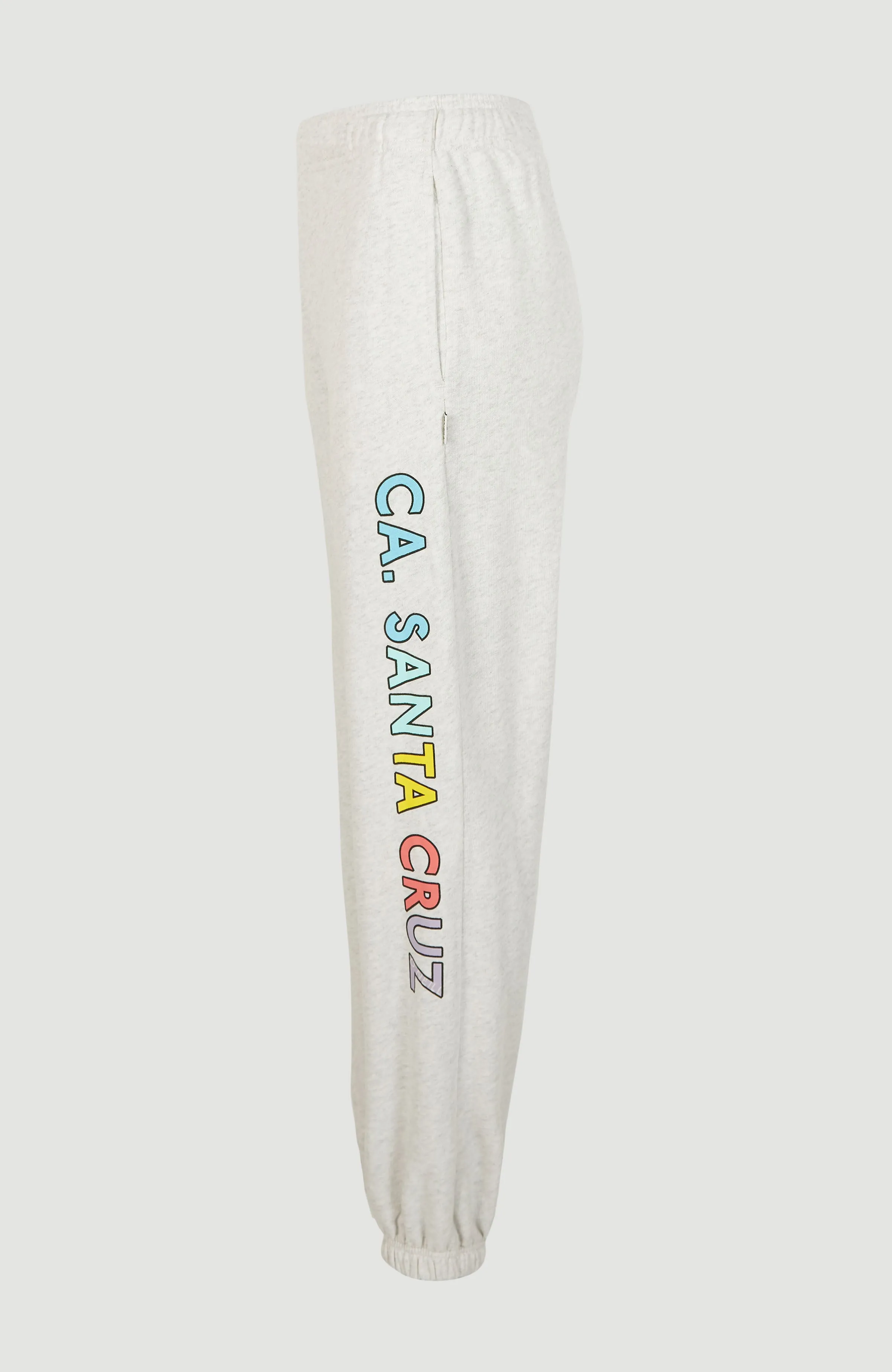 Connective High-Waist Jogginghose | White Melange