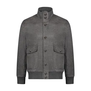 Custom Barracuda Bomber Jacket - Grey