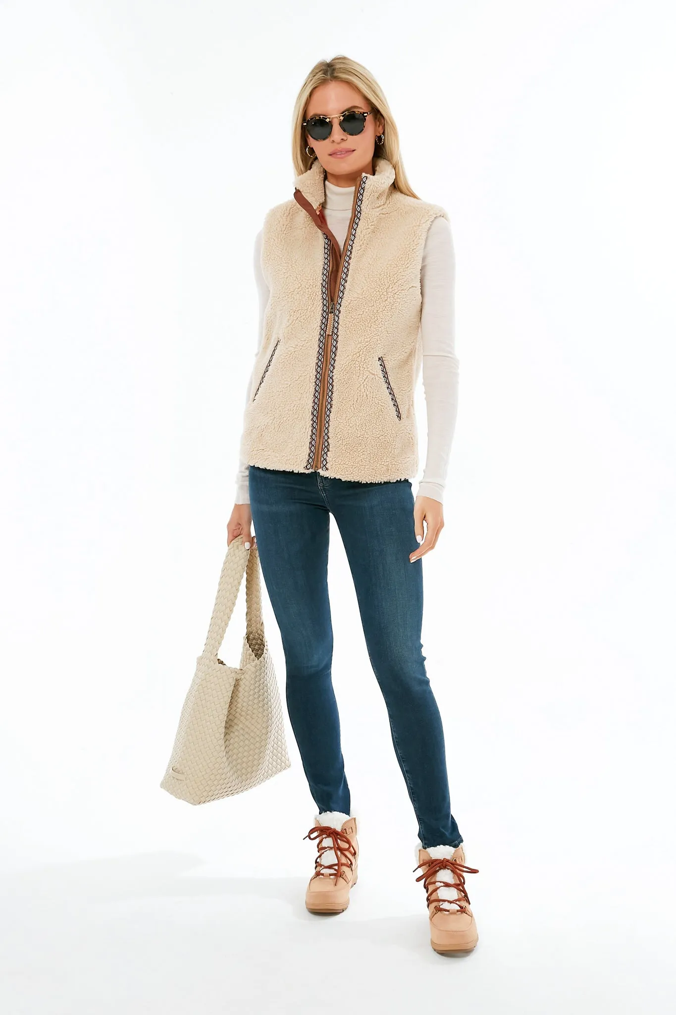 Dark Cream Ashbury HP Fleece Vest